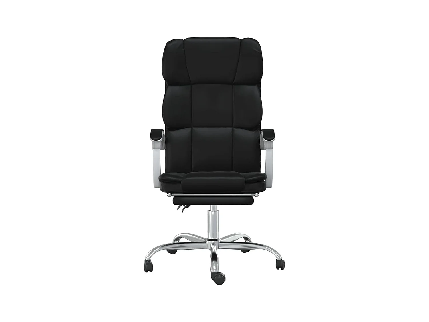 Fauteuil inclinable de bureau Noir Similicuir