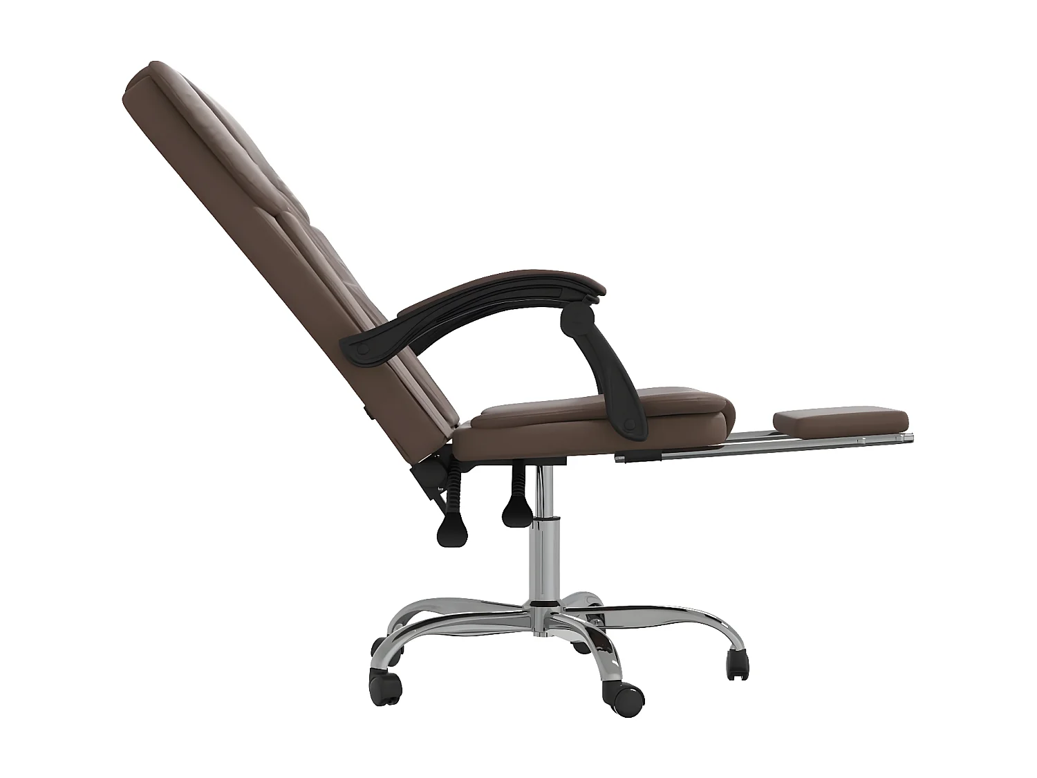 Fauteuil inclinable de bureau Marron Similicuir