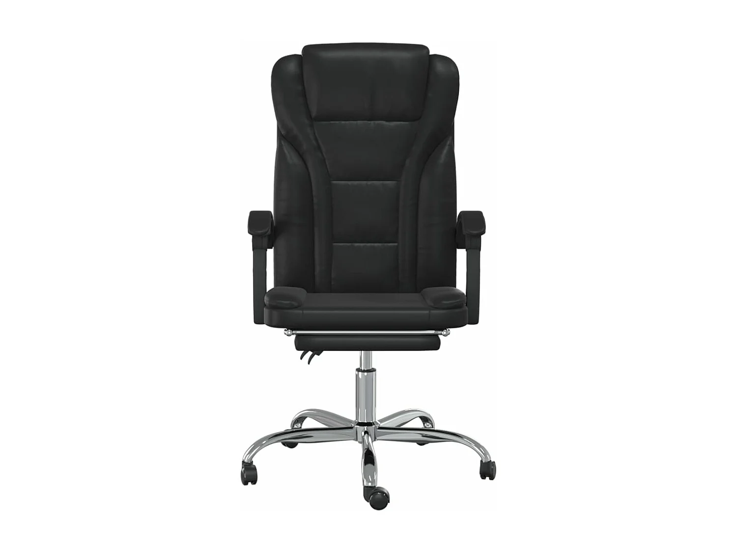 Fauteuil inclinable de bureau Noir Similicuir