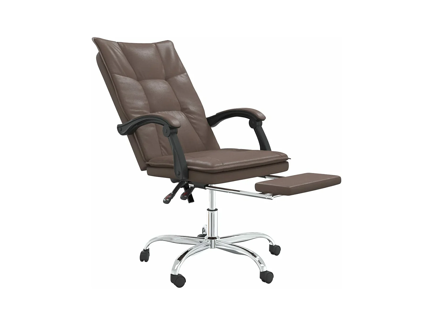 Fauteuil inclinable de bureau Marron Similicuir