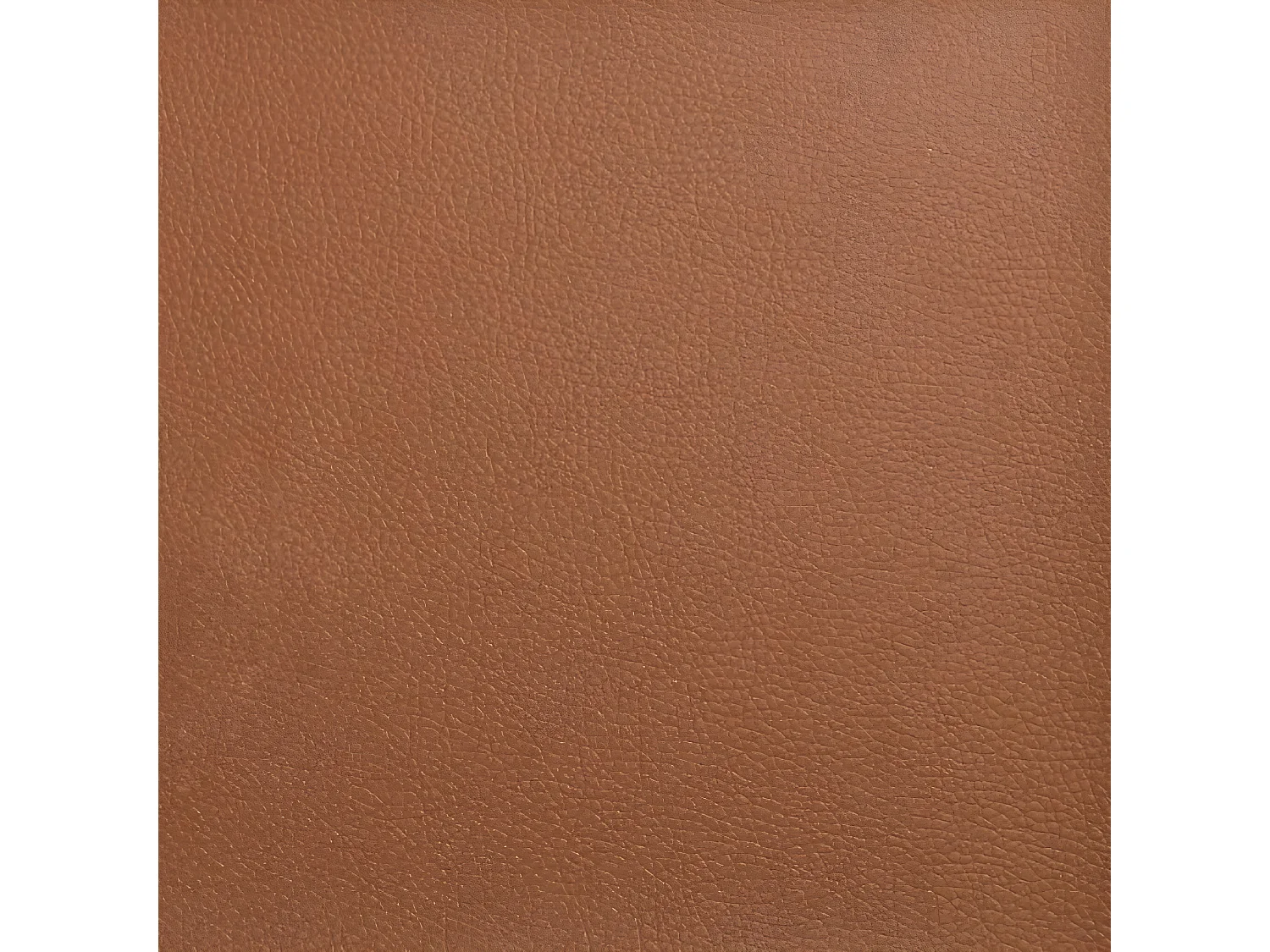 Silla de oficina reclinable cuero sintético marrón