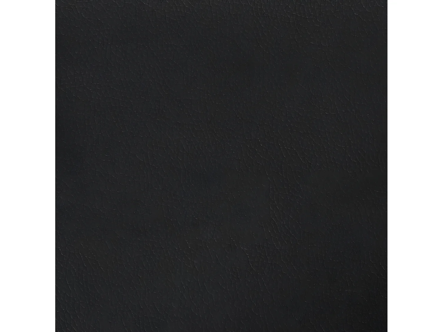 Cadeira de escritório reclinável couro artificial preto