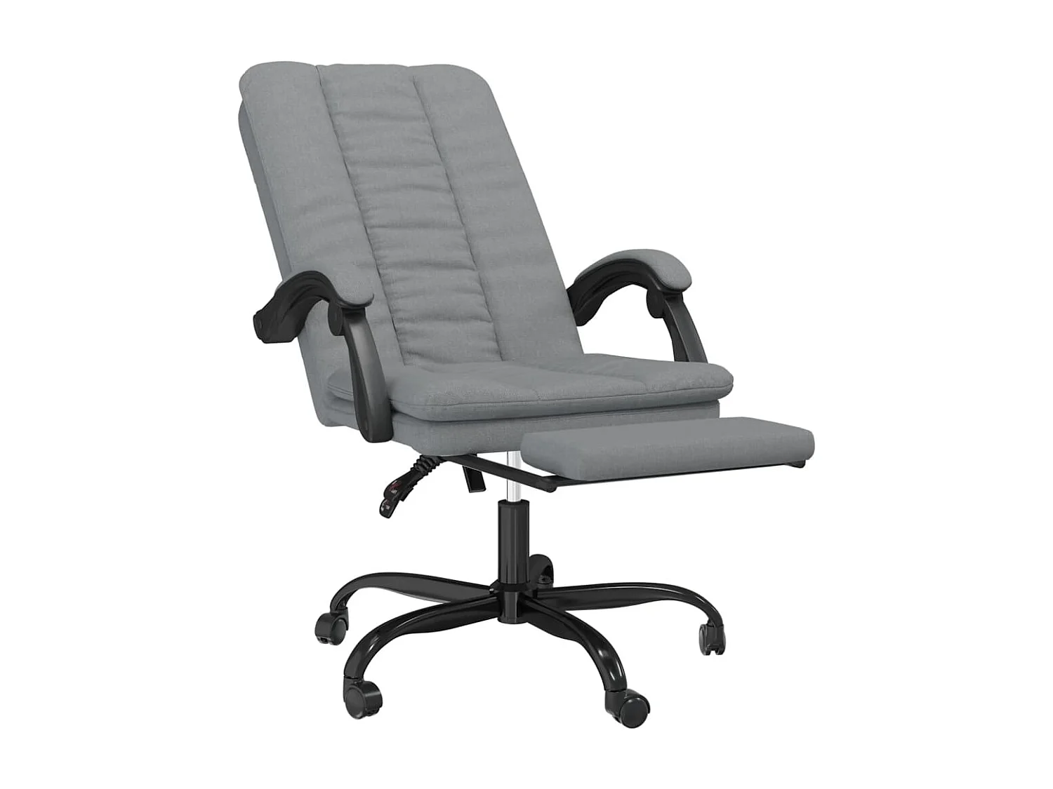 Fauteuil inclinable de bureau Gris clair Tissu