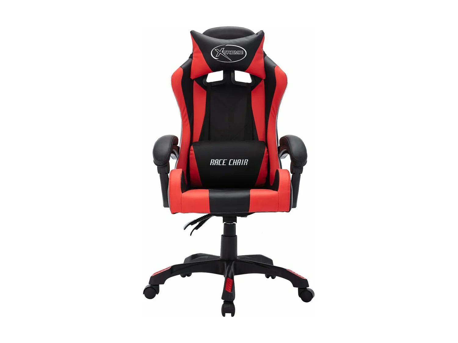 Fauteuil de jeux vidéo avec LED RVB Rouge et noir Similicuir