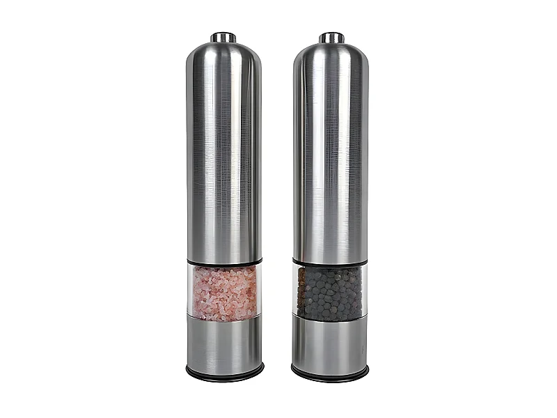 Herzberg Edelstahl-Pfeffermühle - Elegantes Design und präzises Mahlen