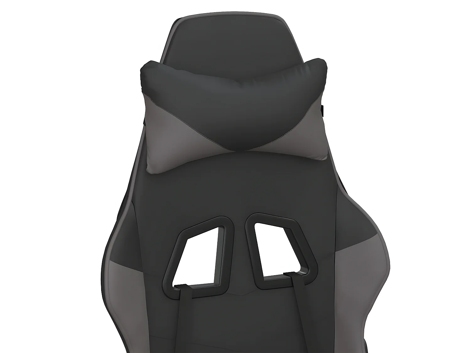 piezas Silla gaming cuero sintético negro y gris