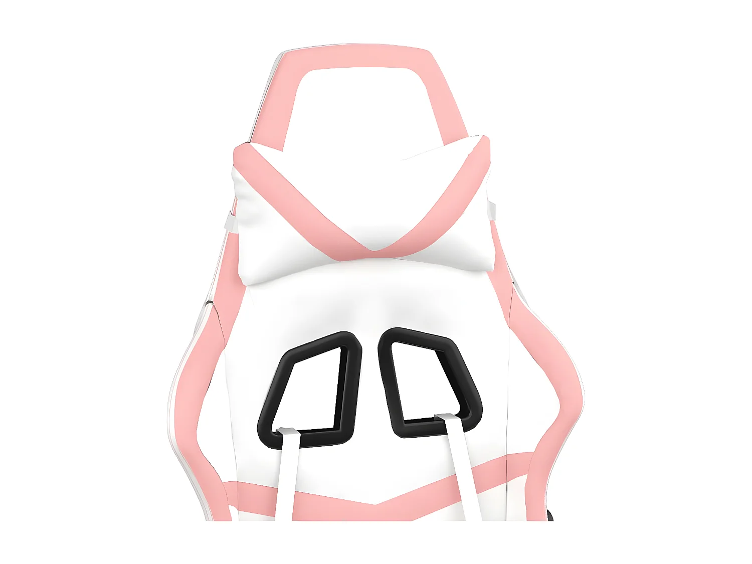 Chaise de jeu de massage Blanc et rose Similicuir