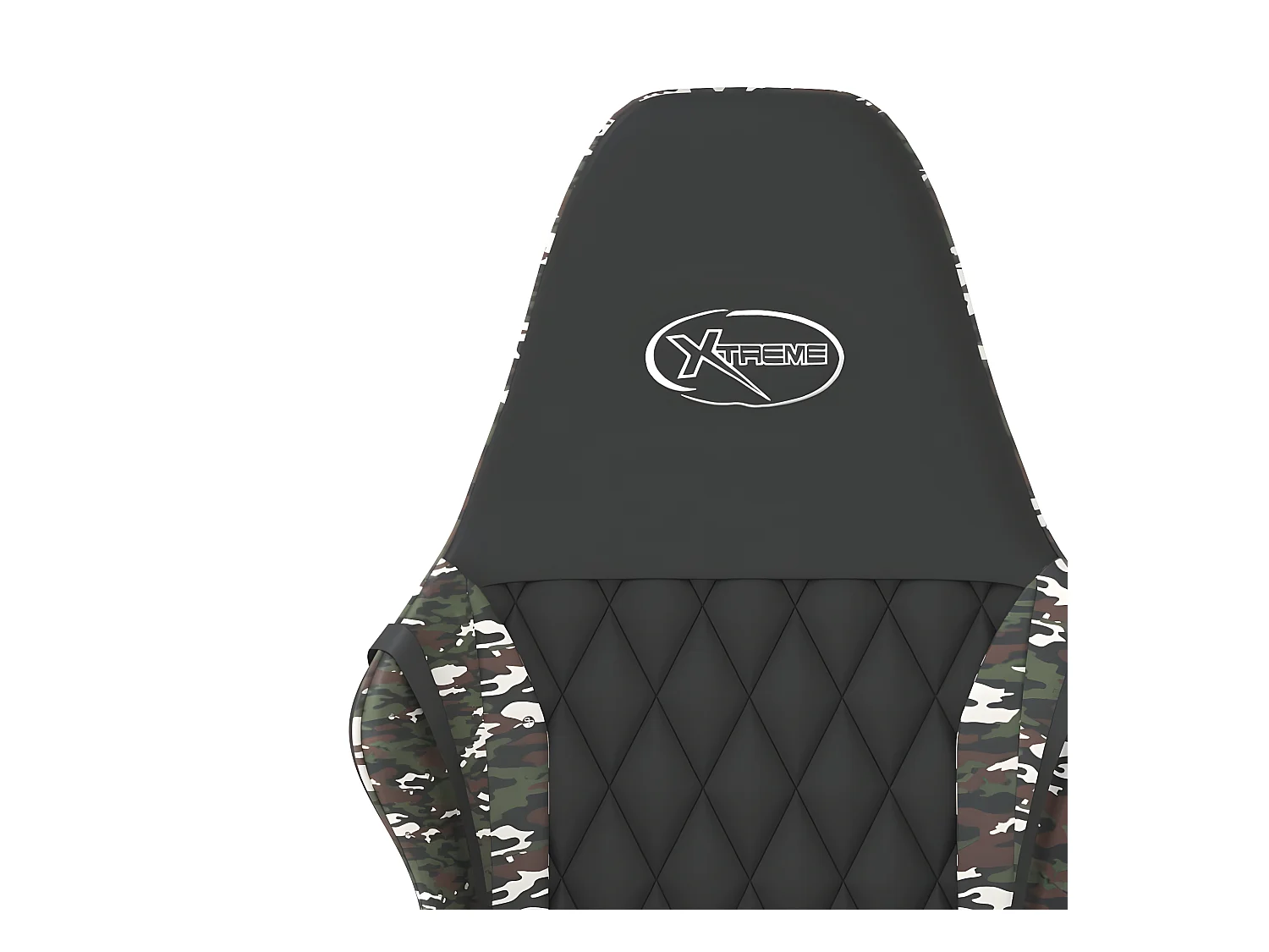 Chaise de jeu Noir et camouflage Similicuir