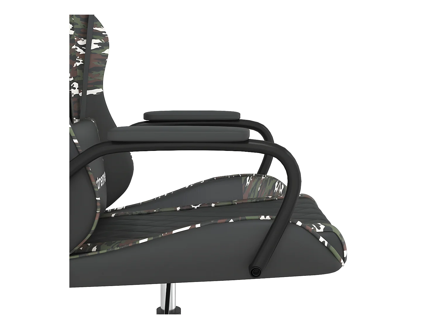Chaise de jeu Noir et camouflage Similicuir