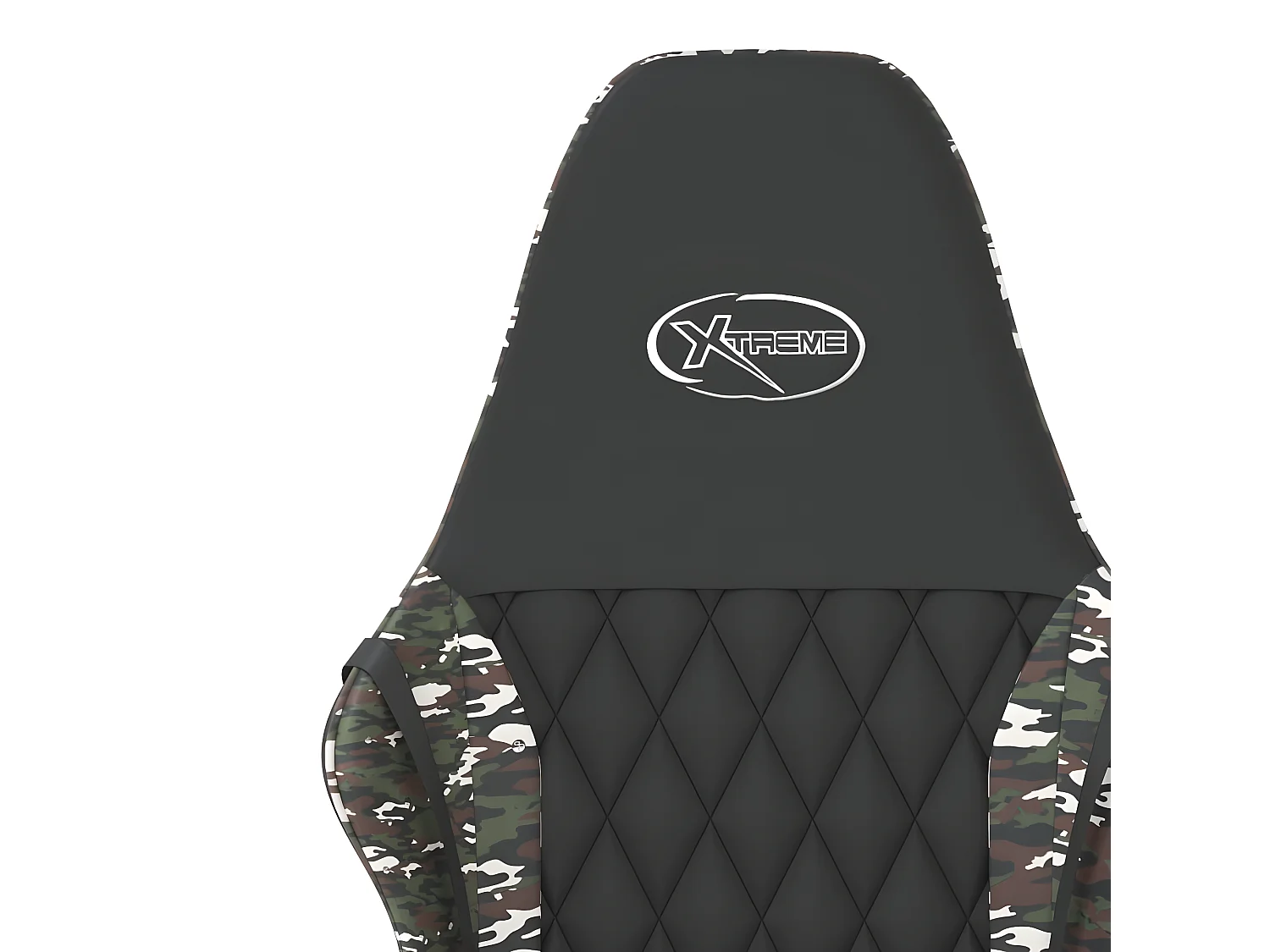 Chaise de jeu Noir et camouflage Similicuir