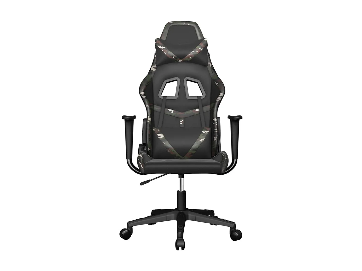piezas Silla gaming cuero sintético negro y camuflaje