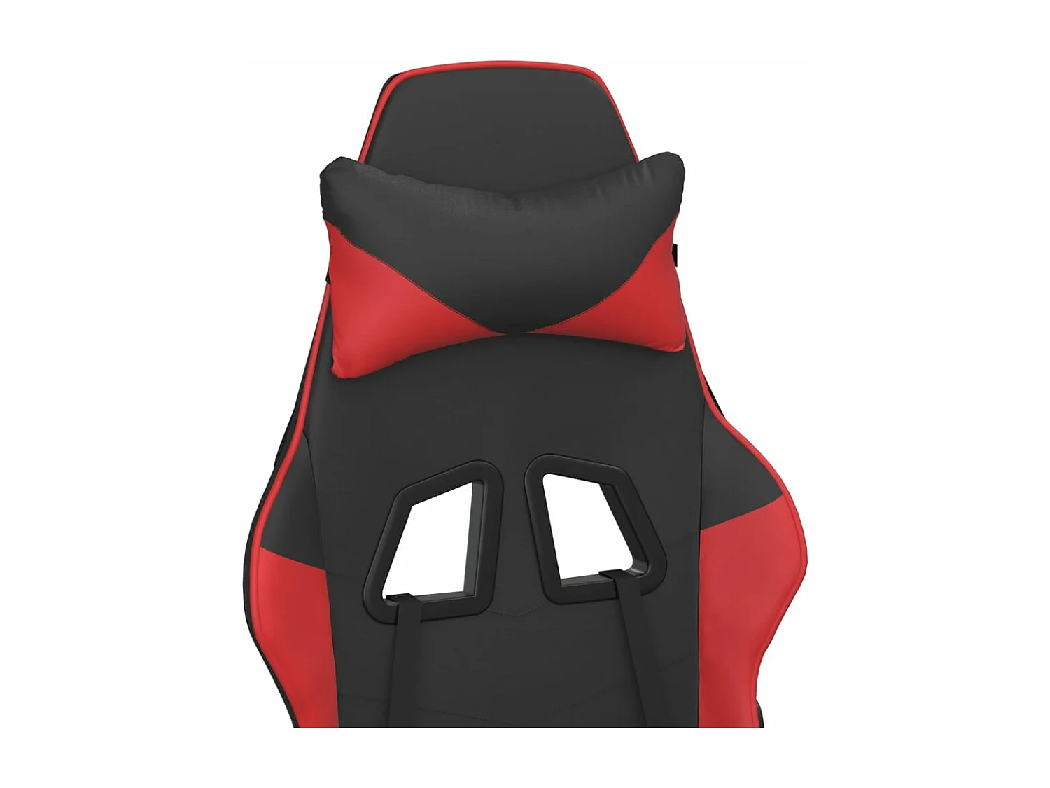 piezas Silla gaming cuero sintético negro y rojo