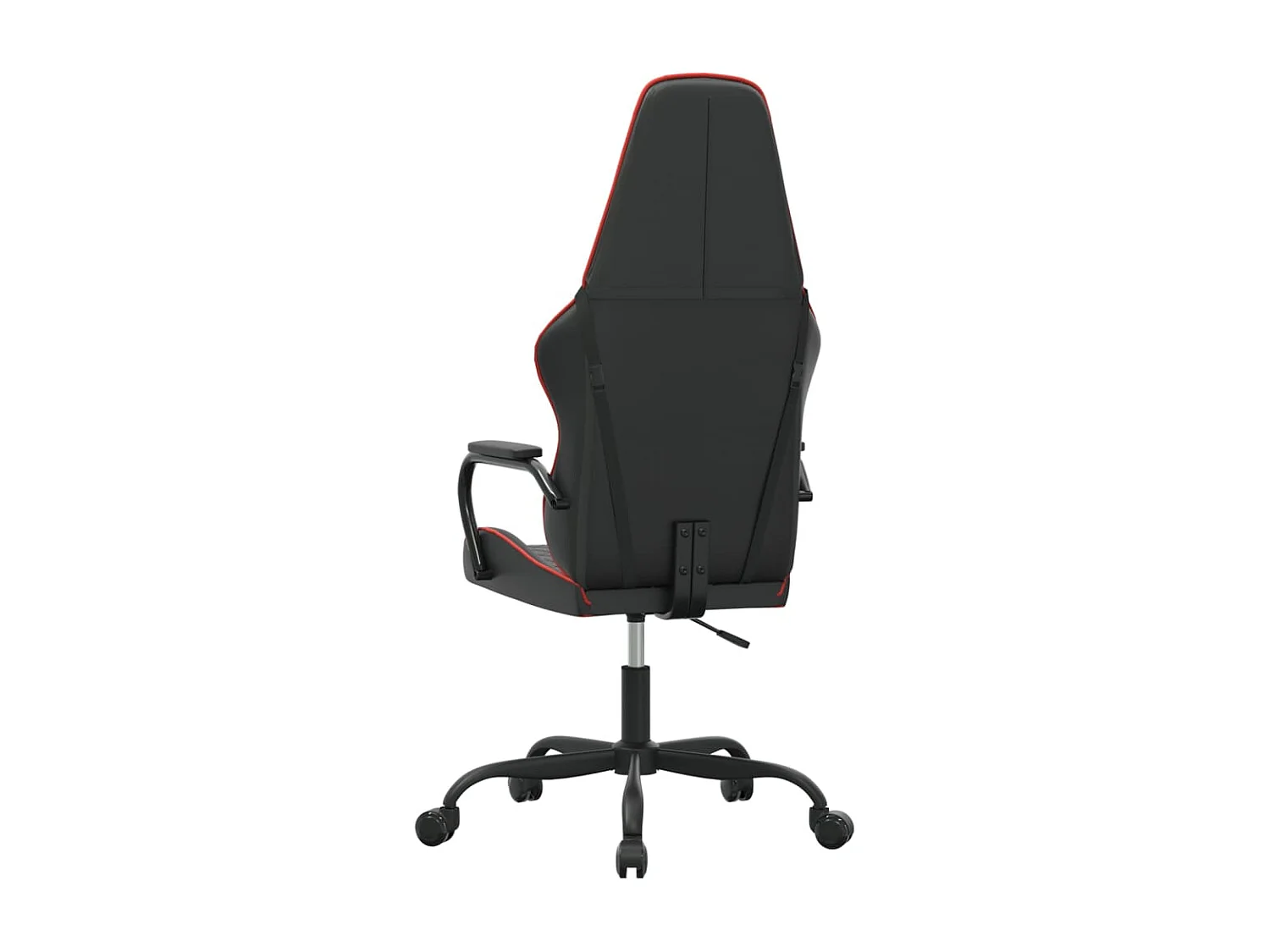 Cadeira de gaming couro artificial preto e vermelho