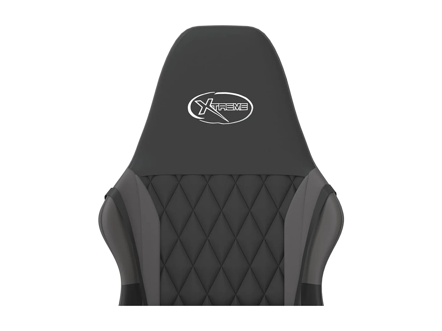 Silla gaming cuero sintético negro y gris