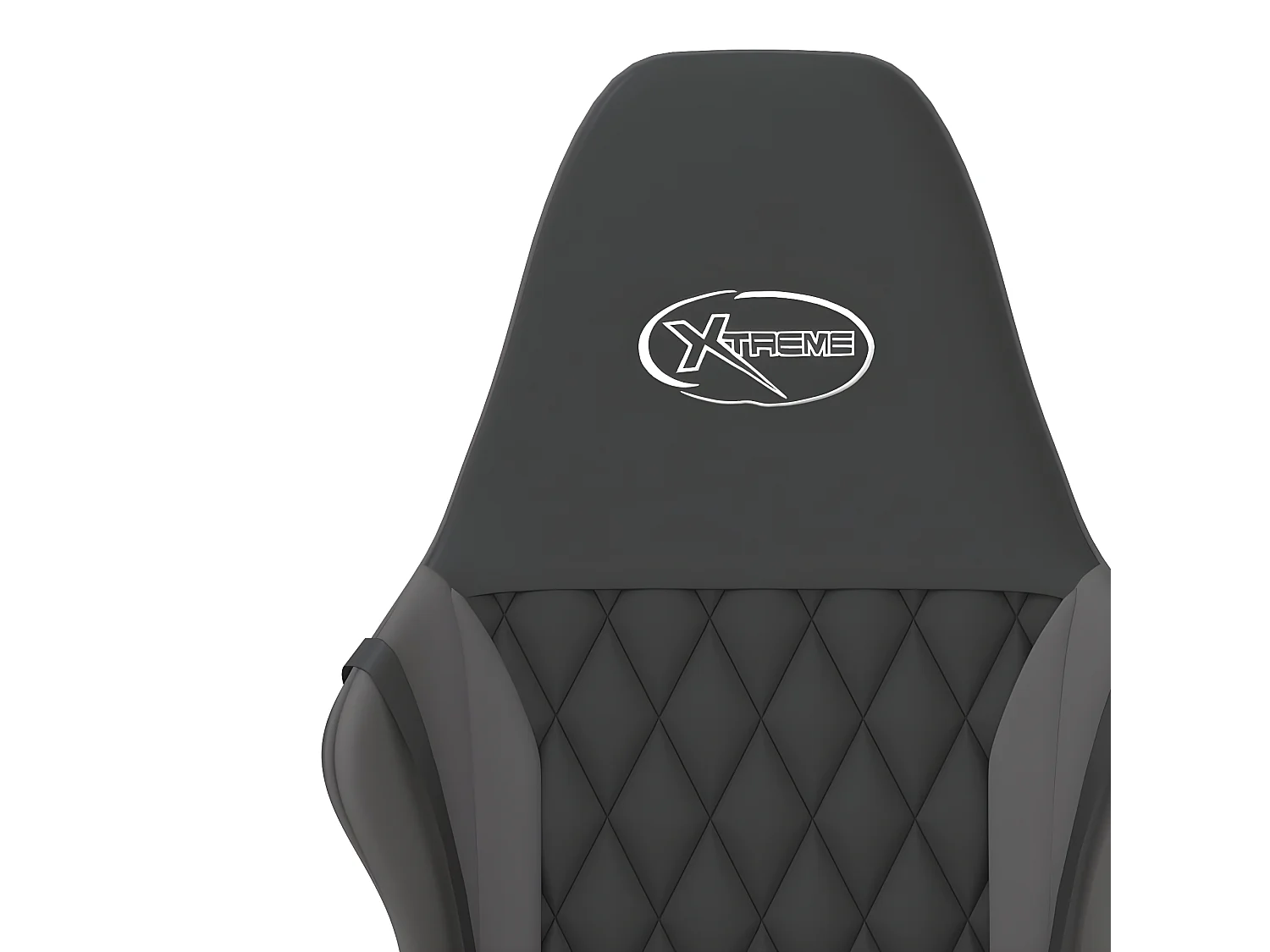 Silla gaming cuero sintético negro y gris