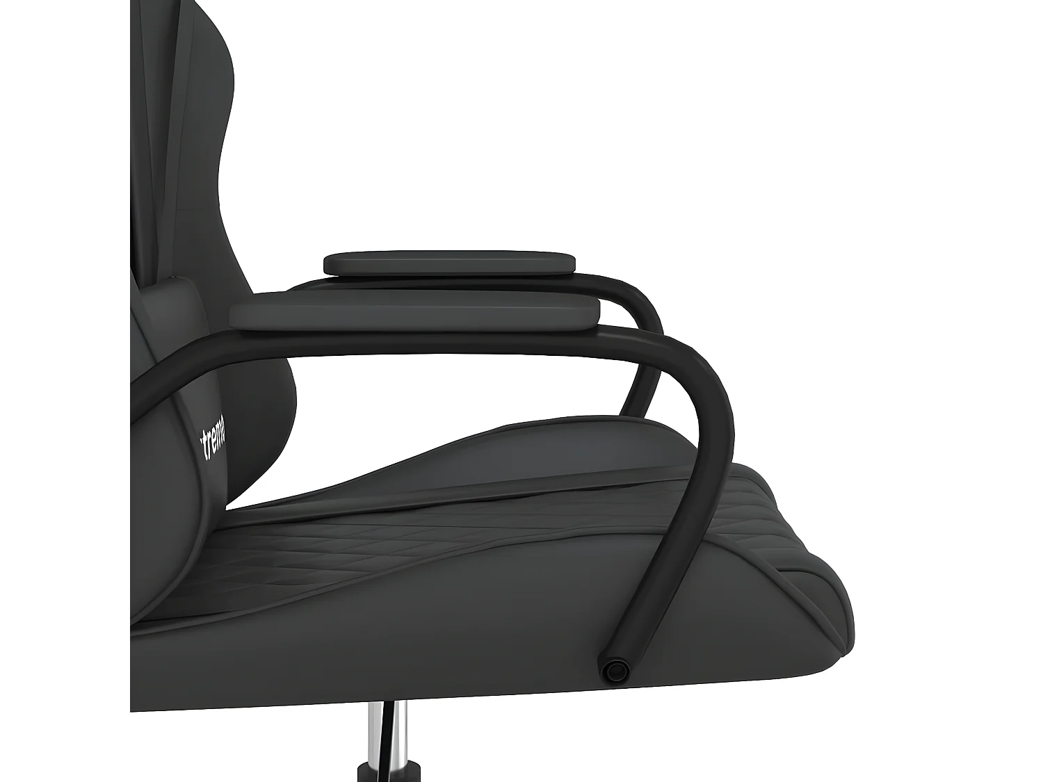 Silla gaming cuero sintético negro