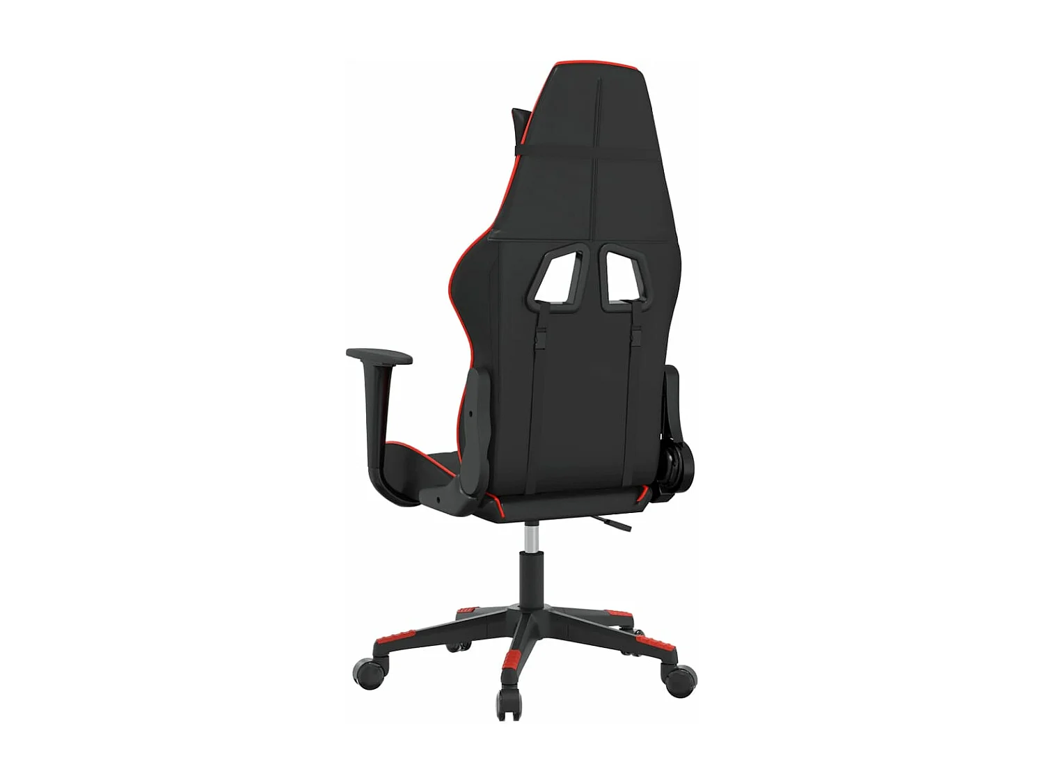 Cadeira de gaming couro artificial preto e vermelho