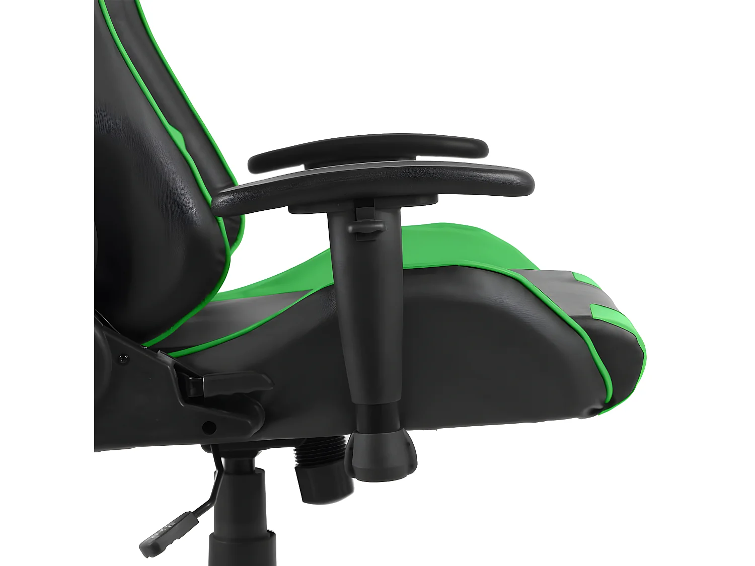 Silla gaming giratoria PVC verde