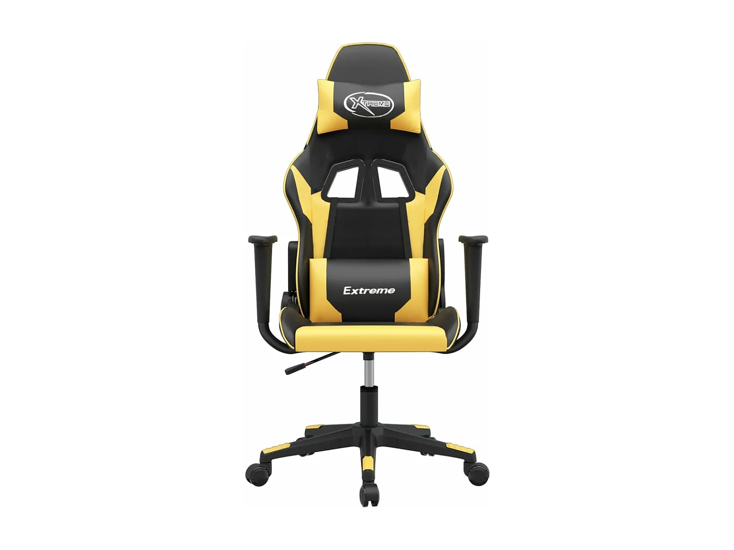 Chaise de jeu Noir et doré Similicuir