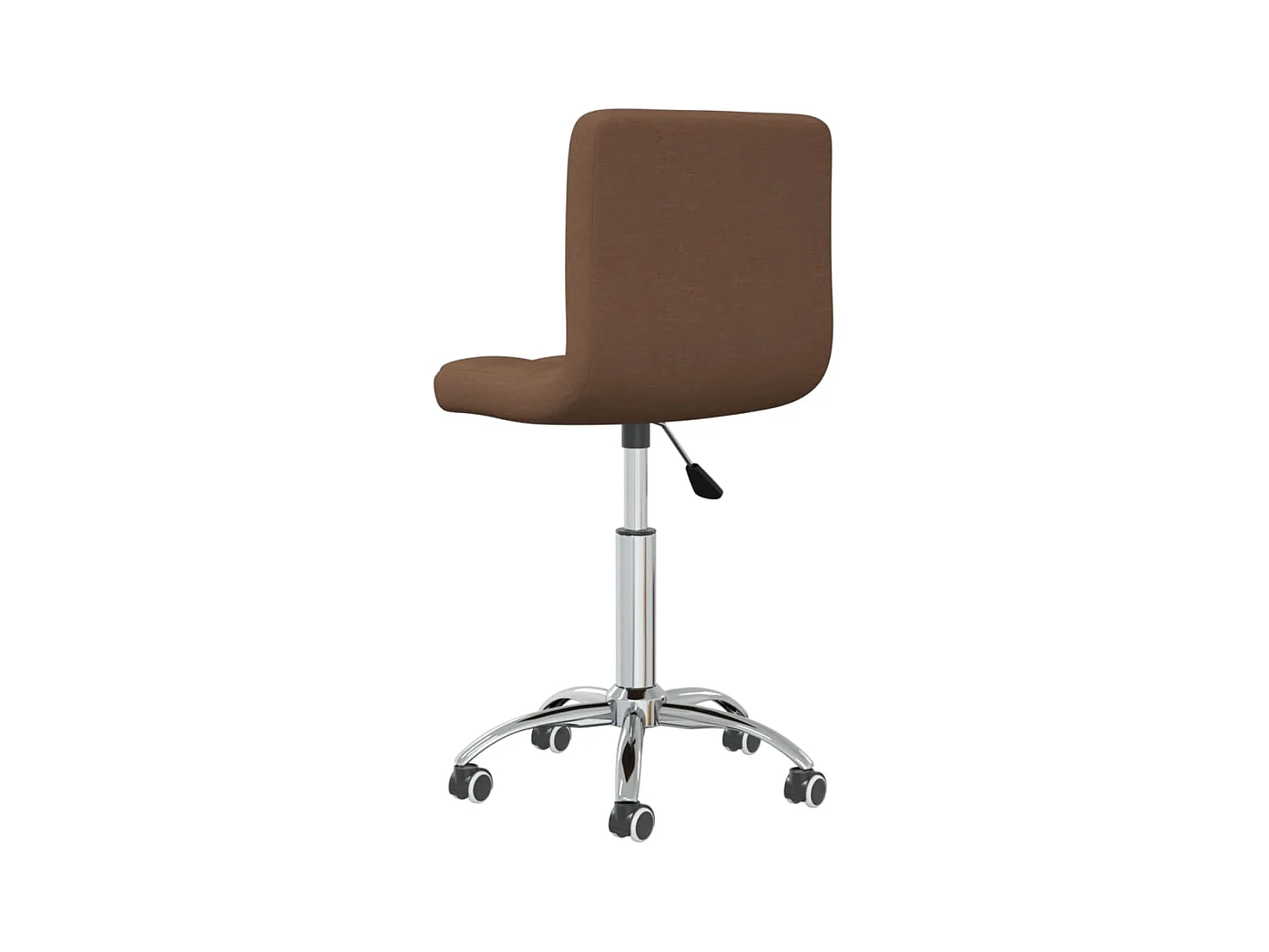 Chaise pivotante de bureau Marron Tissu