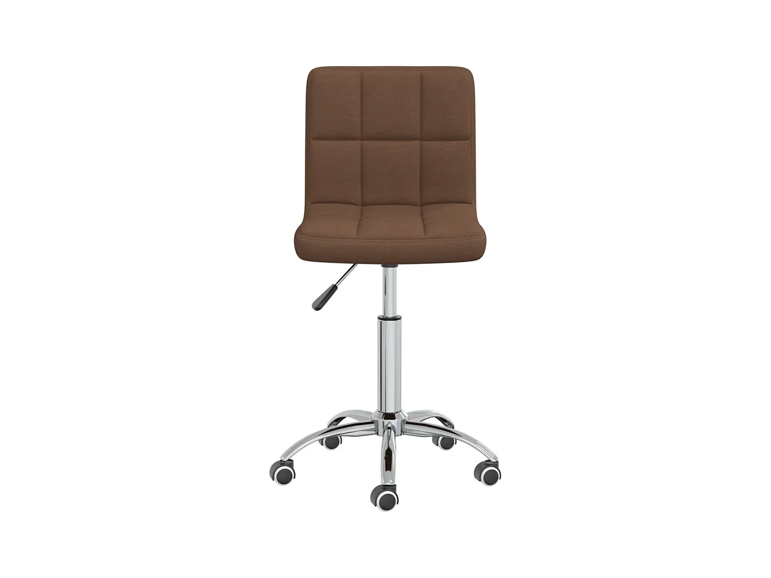 Chaise pivotante de bureau Marron Tissu