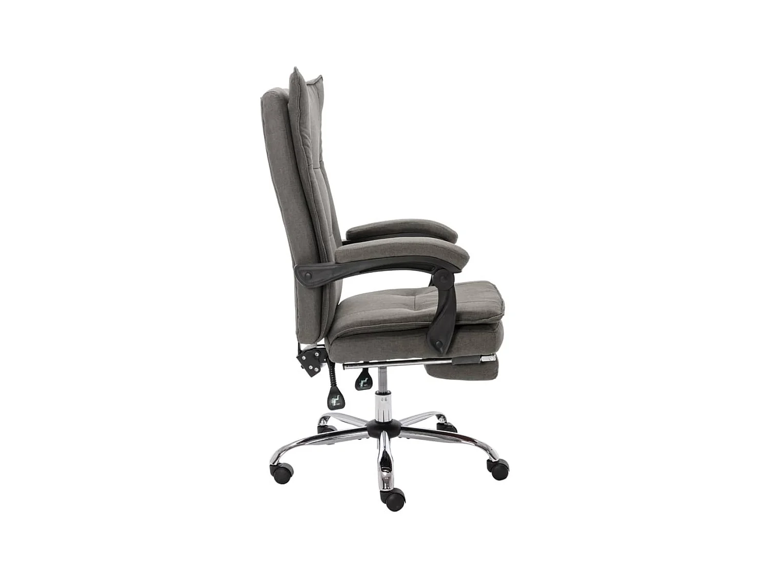 Chaise de bureau Gris Tissu