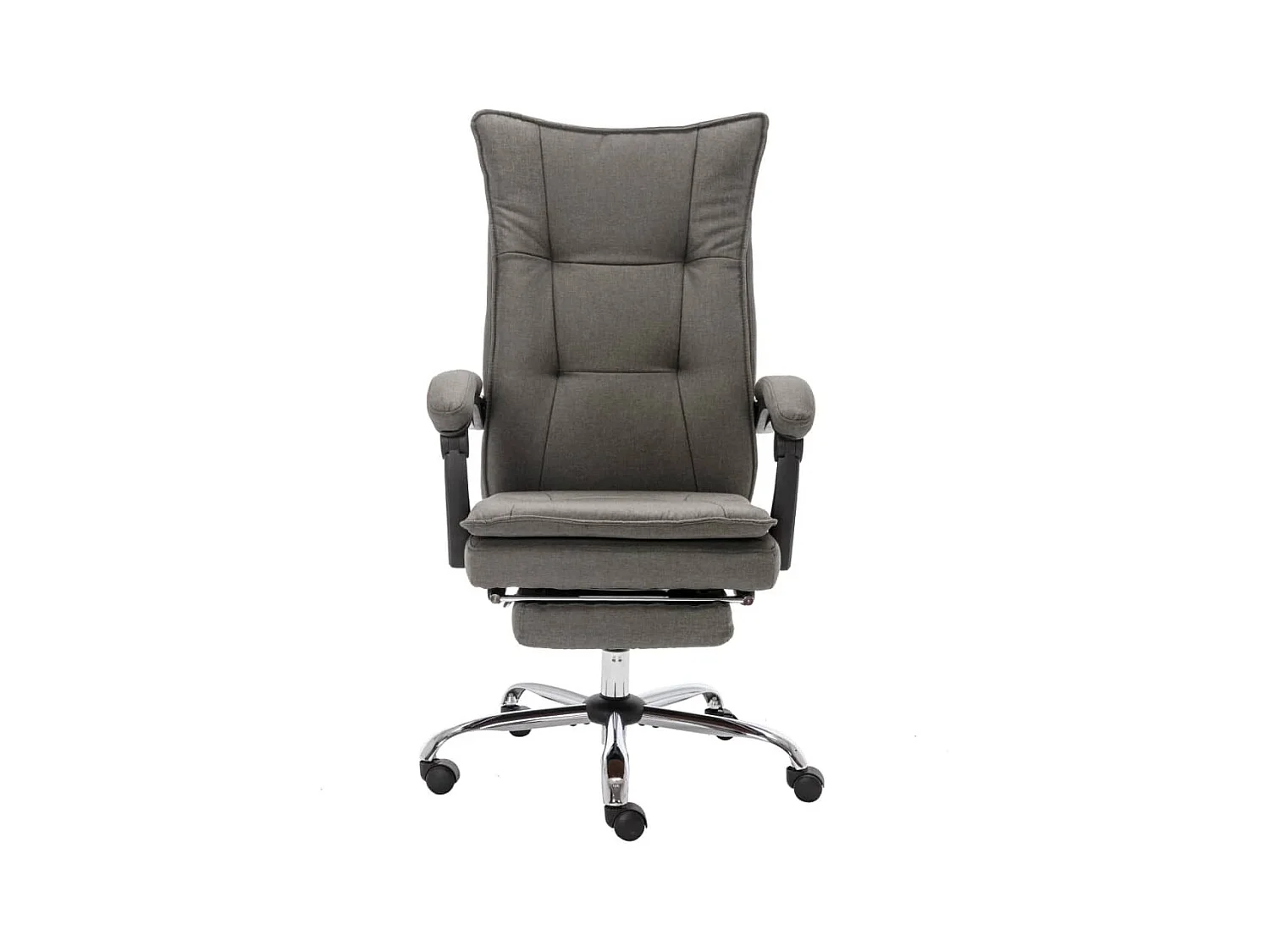 Chaise de bureau Gris Tissu