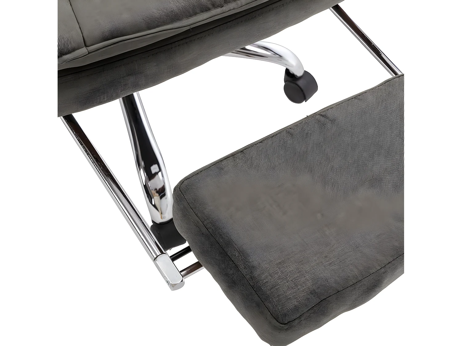 Chaise de bureau Gris Tissu