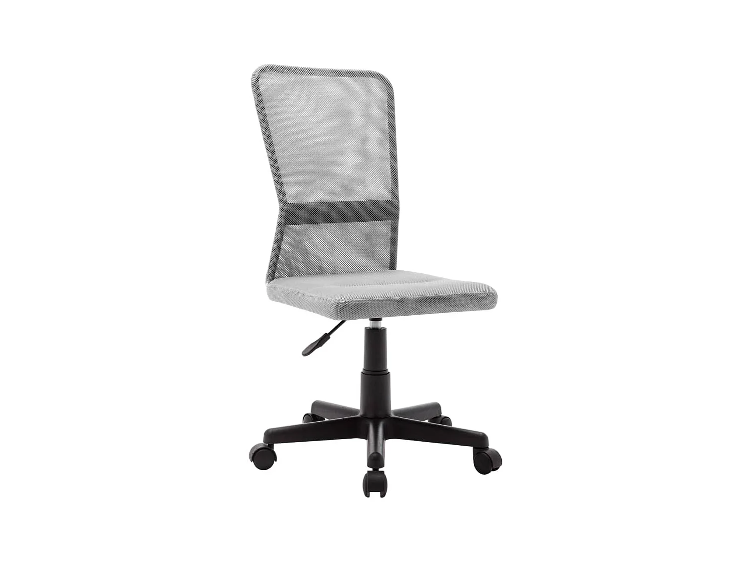 Chaise de bureau Gris 44x52x100 cm Tissu en maille