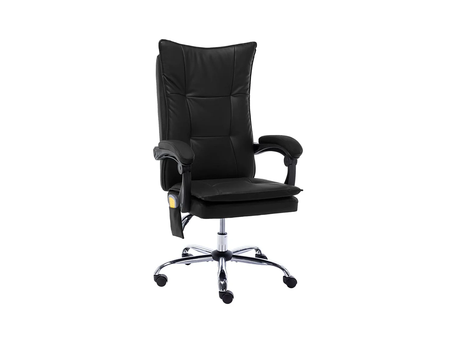 Chaise de bureau de massage Noir Similicuir