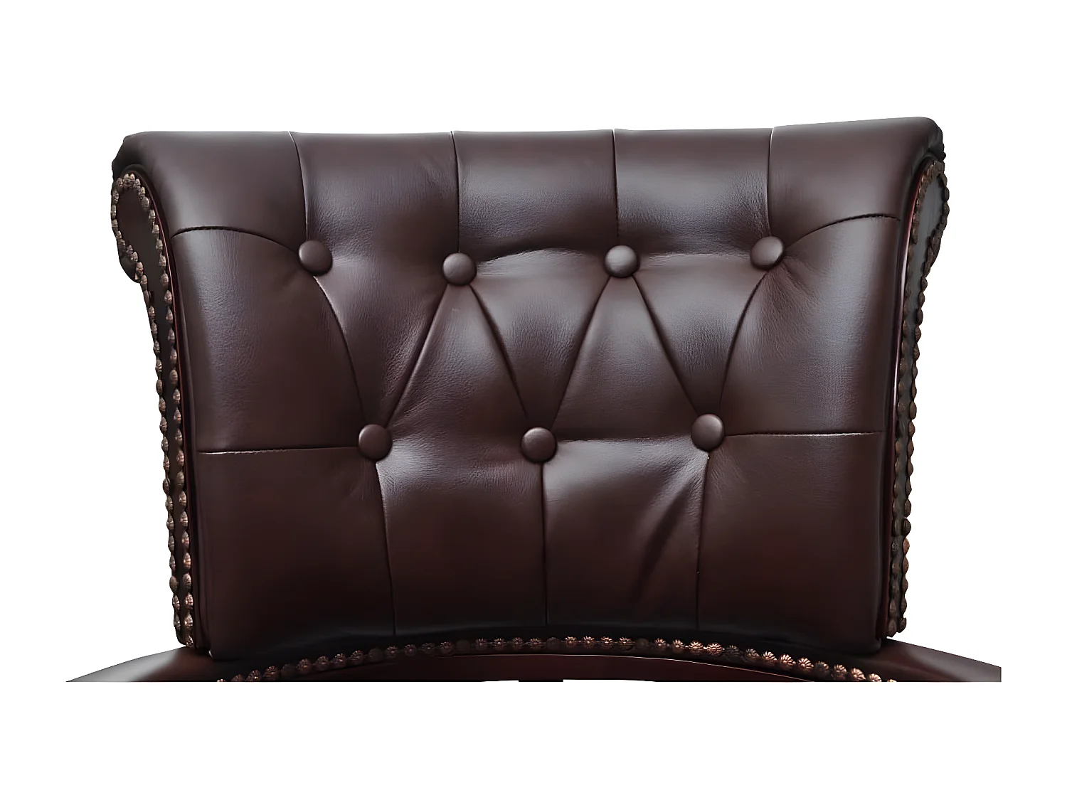 Chaise de bureau pivotante Marron