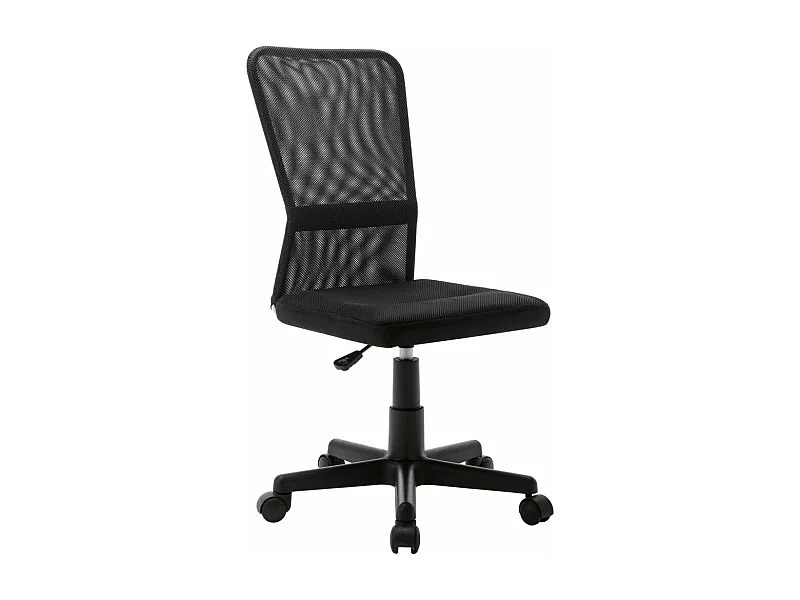 Chaise de bureau Noir 44x52x100 cm Tissu en maille