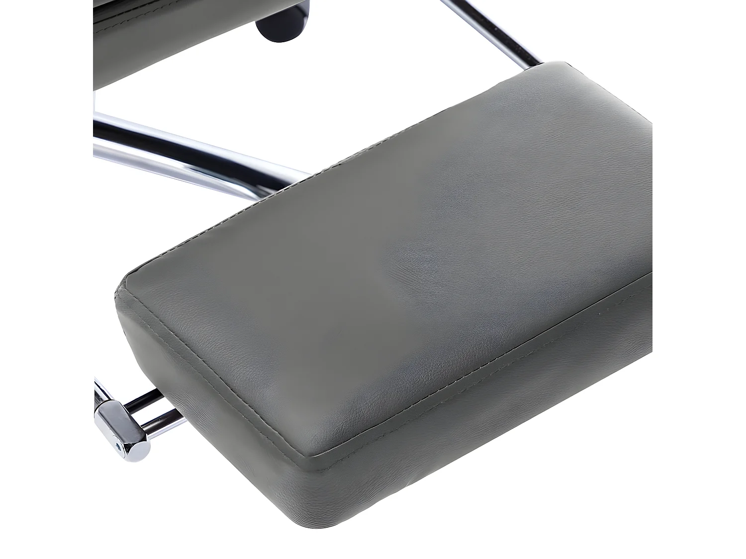 Cadeira de escritório em couro artificial antracite