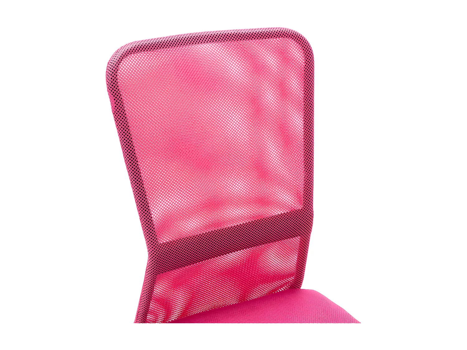 Chaise de bureau Rose 44x52x100 cm Tissu en maille