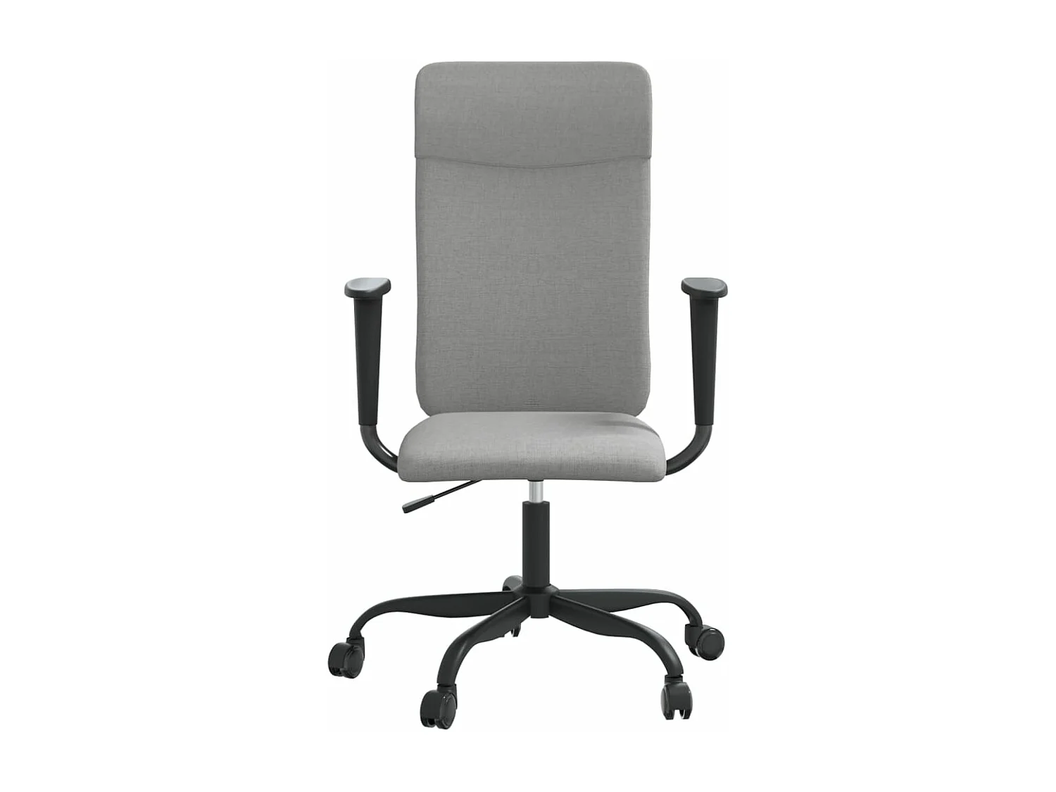 Cadeira de escritório tecido cinzento-claro