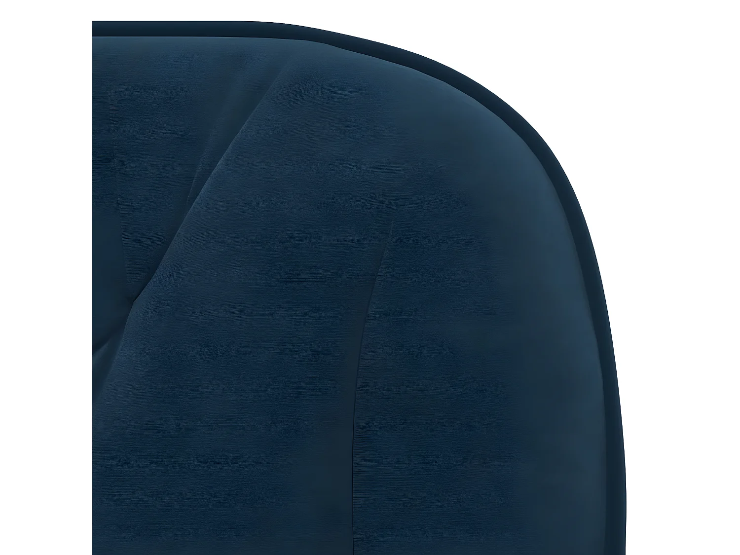 Chaise pivotante de bureau Bleu Velours