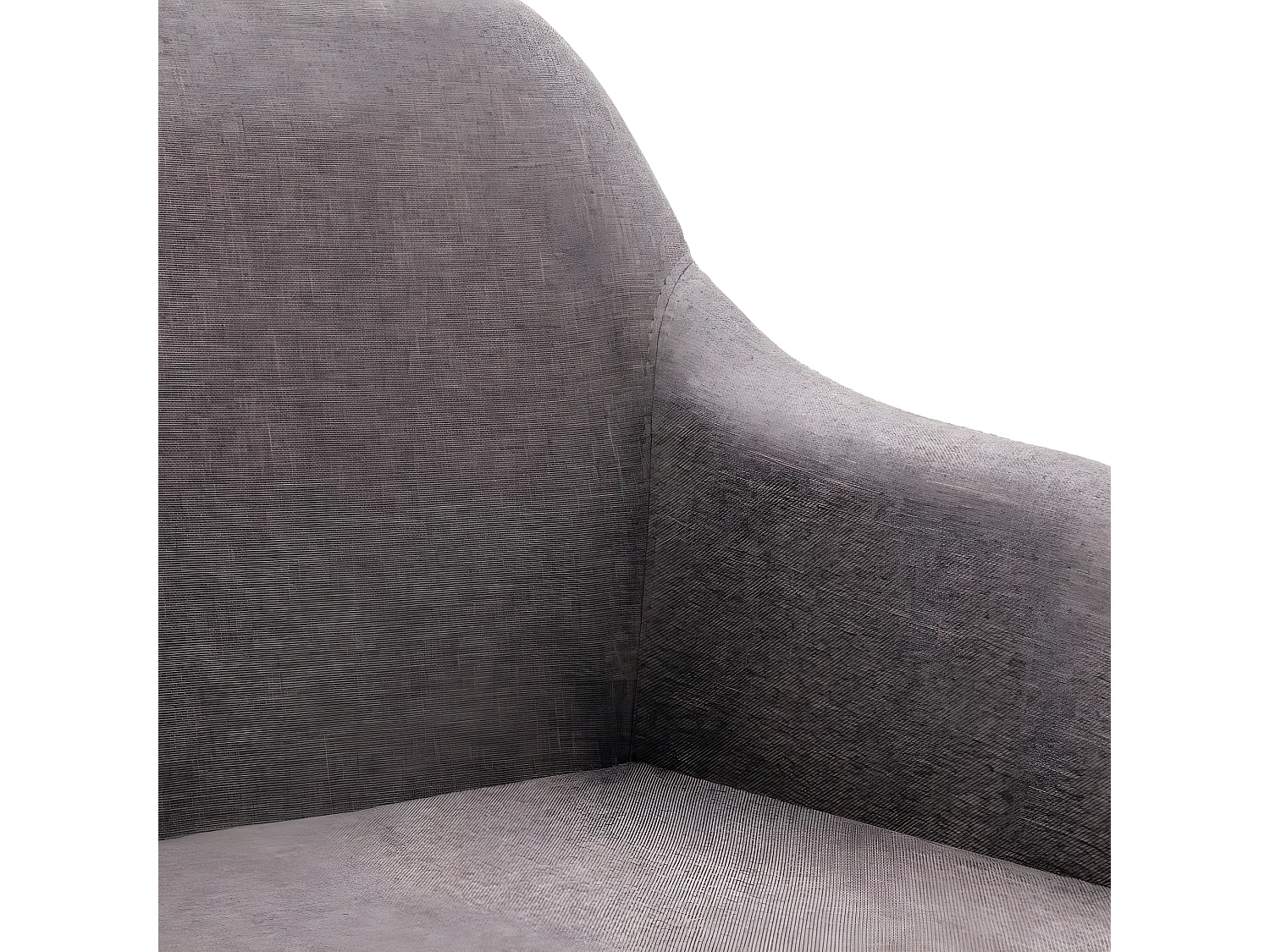 Silla de oficina giratoria tela gris topo
