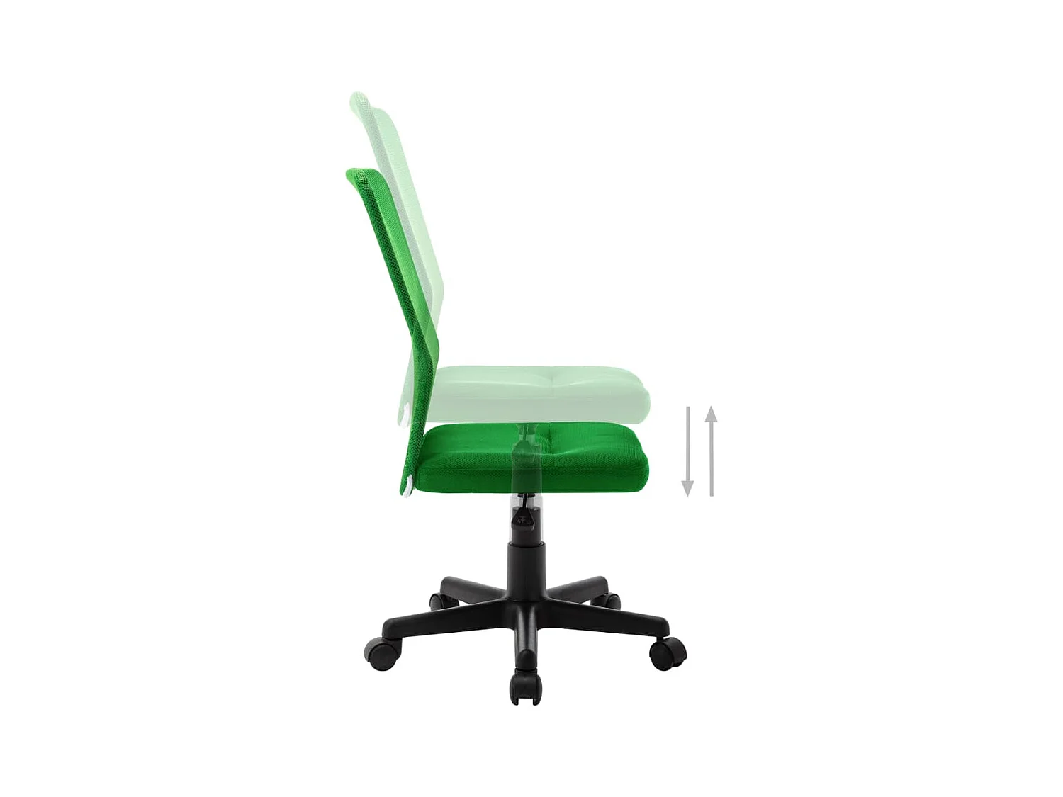 Chaise de bureau Vert 44x52x100 cm Tissu en maille