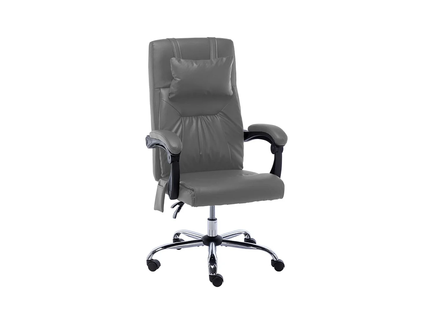 Chaise de bureau de massage Anthracite Similicuir