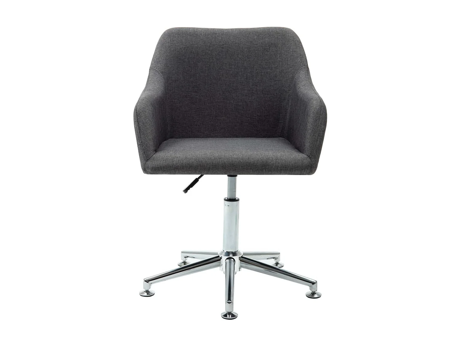 Silla de oficina giratoria tela gris oscuro