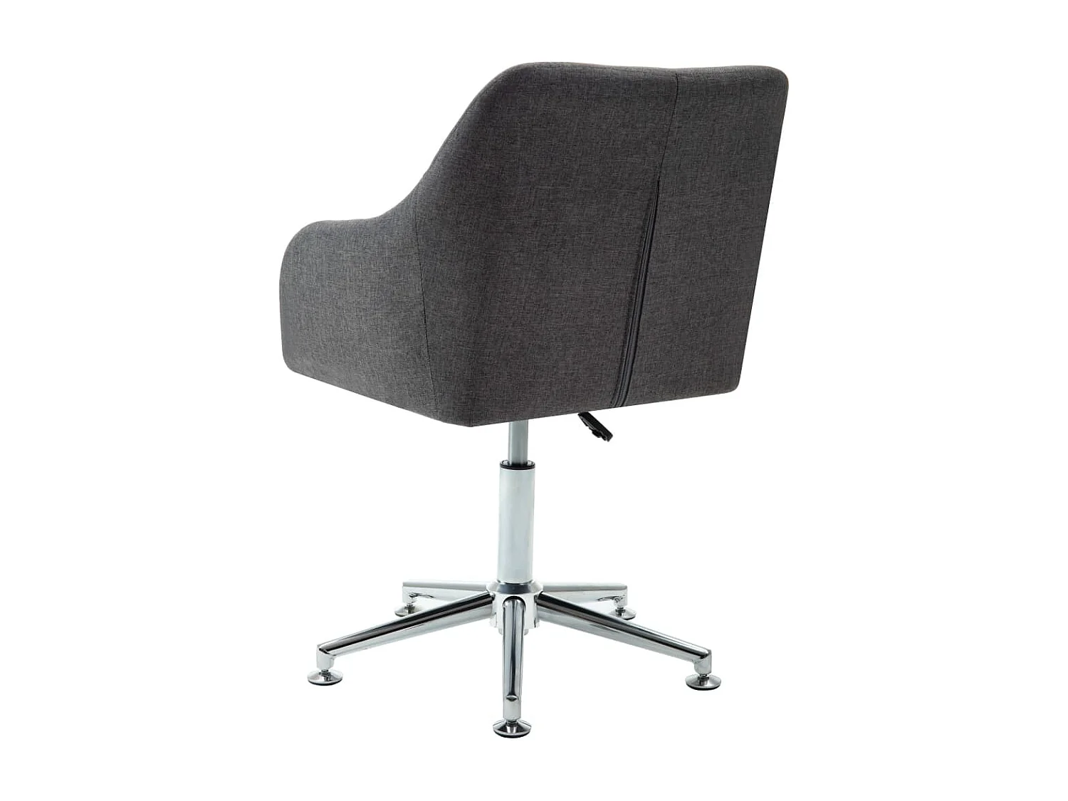 Silla de oficina giratoria tela gris oscuro