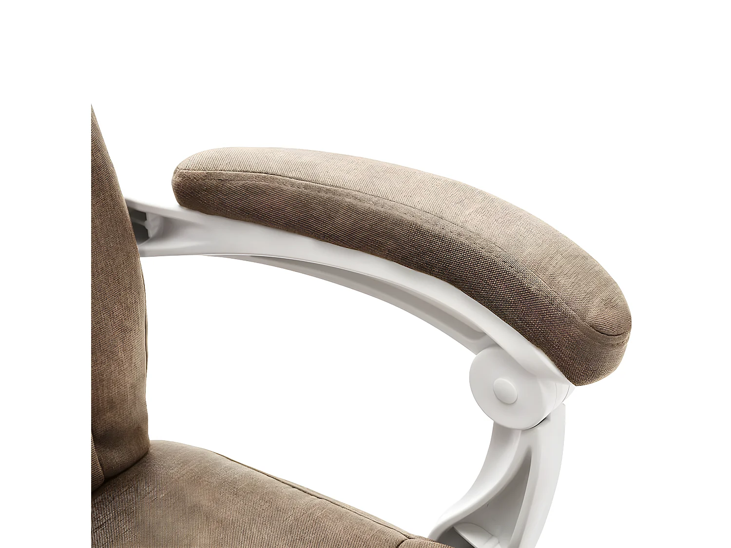 Chaise de bureau de massage Taupe Tissu