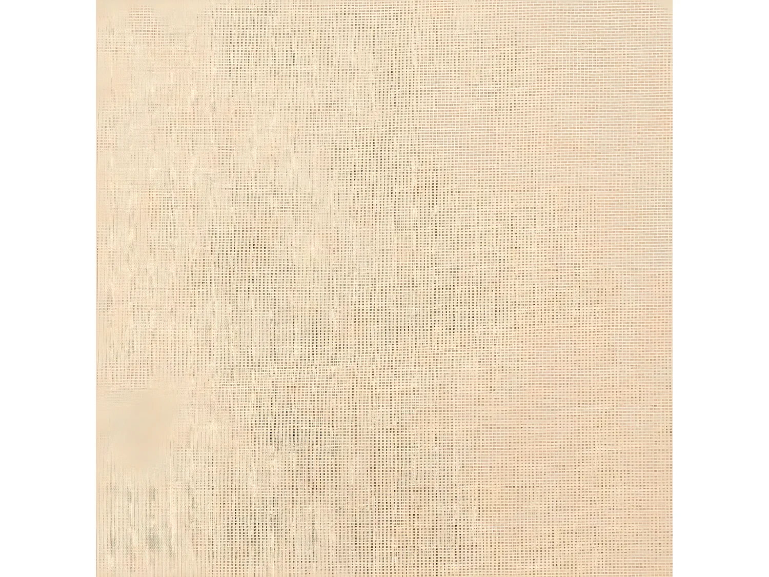 Kantoorstoel draaibaar stof crèmekleurig