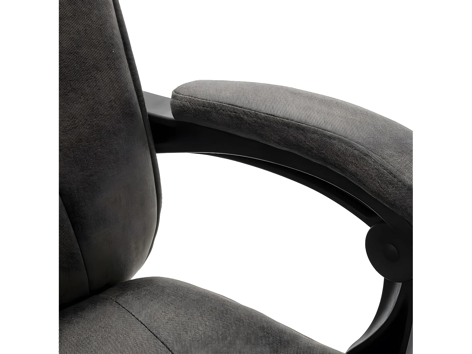 Chaise de bureau Gris Tissu