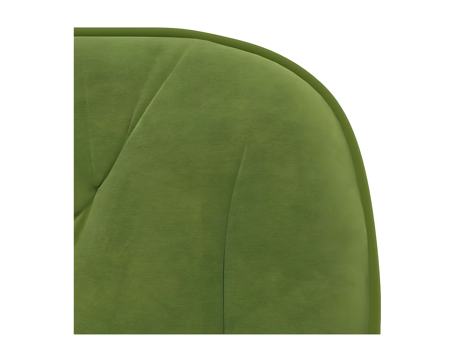 Chaise pivotante de bureau Vert clair Velours