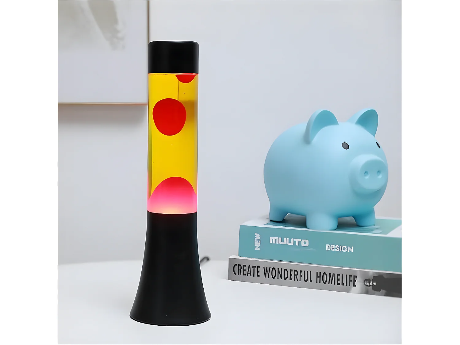 Lampe à Lave en verre HOTBUBBLES