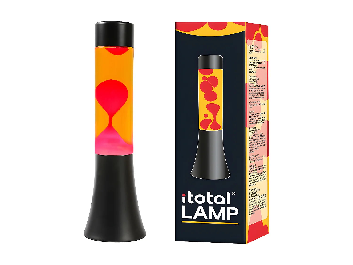 Lampe à Lave en verre HOTBUBBLES