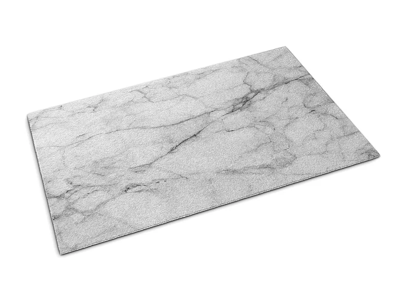 Weiche Fußmatte für den Innenbereich – Modernes Design 150 x 100 cm – Grauer Marmor