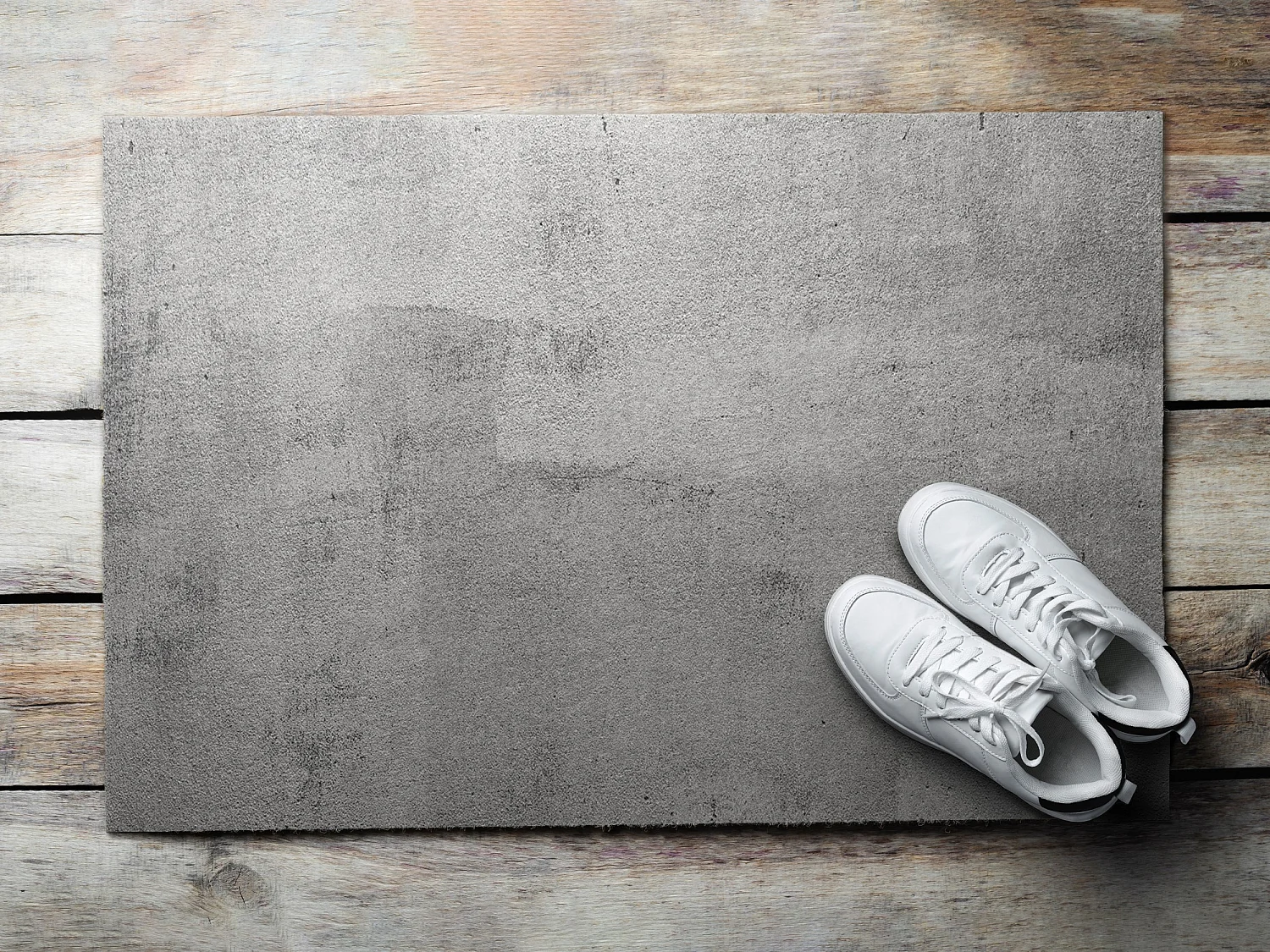 Elegante Fußmatte für den Innenbereich – Modernes Design 150 x 100 cm – Beton