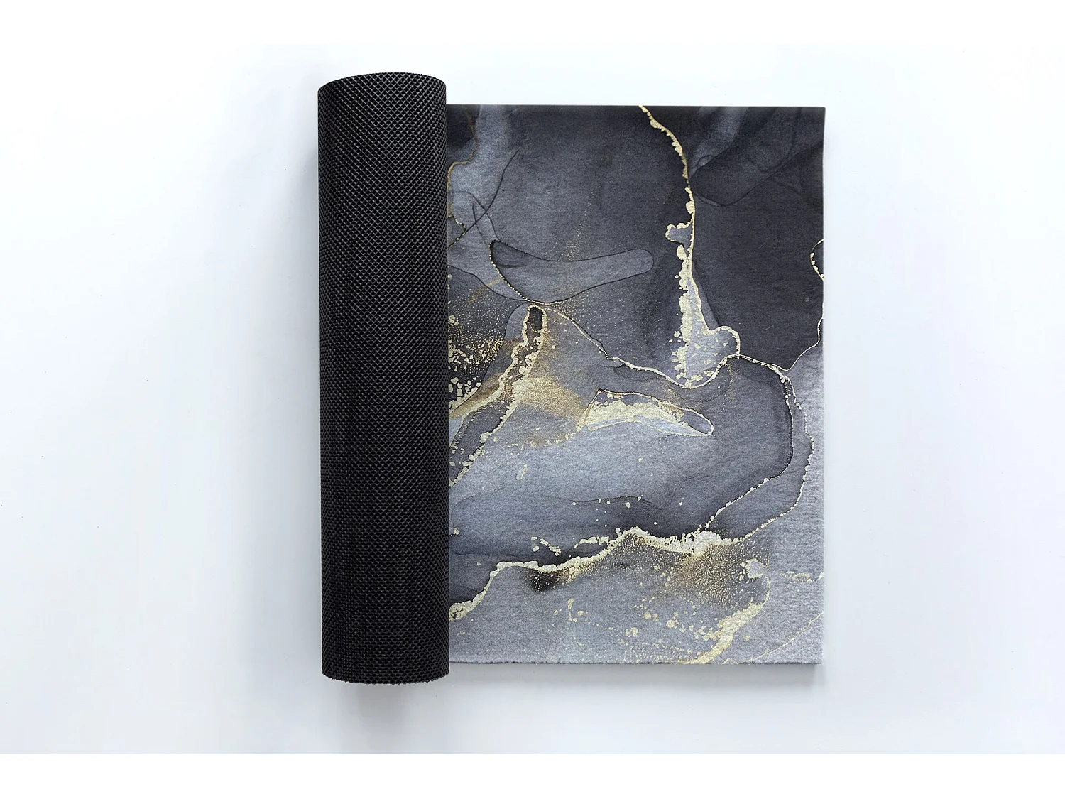 Elegante Fußmatte für den Innenbereich – Modernes Design 90 x 60 cm – Grauer Marmor